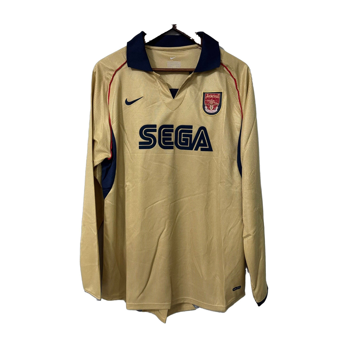 Arsenal 2001/02 Away Long-Sleeve Retro Soccer Jersey