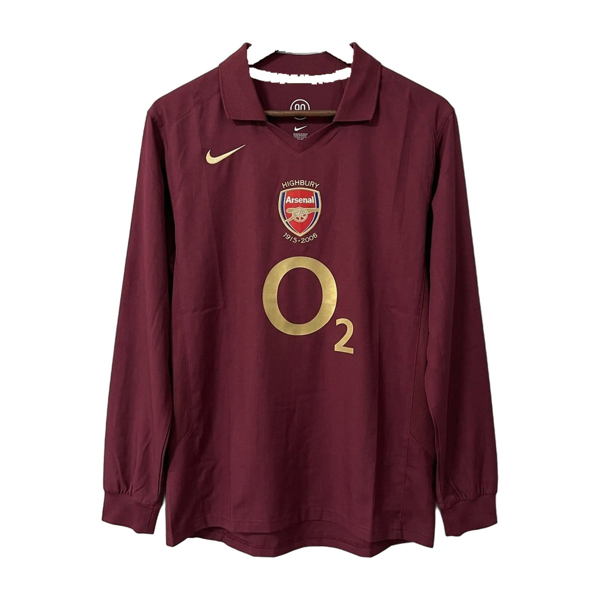 Arsenal 2005/06 Home Long-Sleeve Retro Soccer Jersey