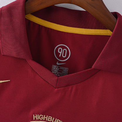Arsenal 2005/06 Home Long-Sleeve Retro Soccer Jersey