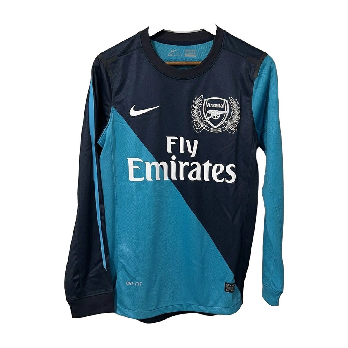 Arsenal 2011/12 Away Retro Long-Sleeve Soccer Jersey – Player Edition