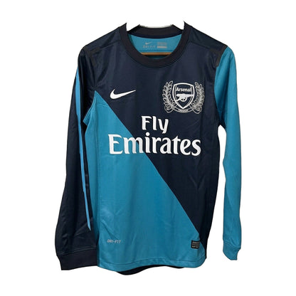 Arsenal 2011/12 Away Retro Long-Sleeve Soccer Jersey – Player Edition