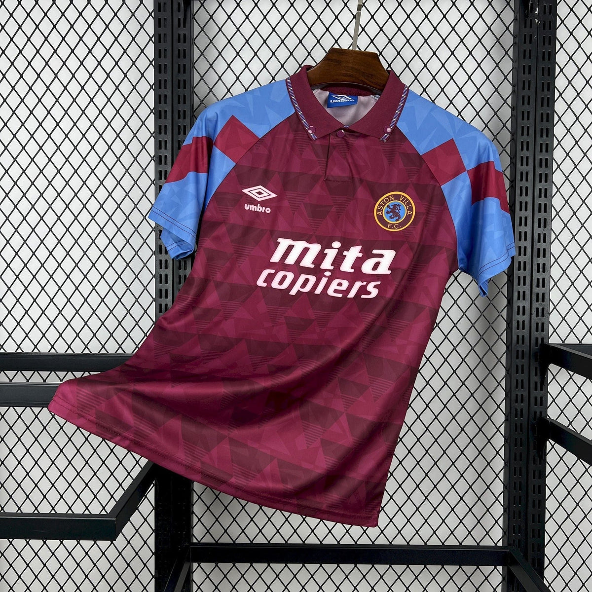 Aston Villa 1990/92 Home Retro Soccer Jersey