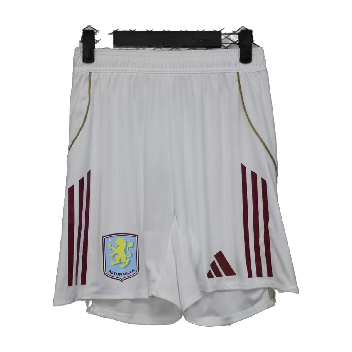 Aston Villa 2025/26 Home Soccer Shorts – Player Edition