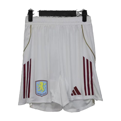 Aston Villa 2025/26 Home Soccer Shorts – Player Edition