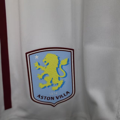 Aston Villa 2025/26 Home Soccer Shorts – Player Edition
