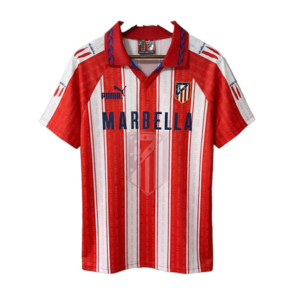 Atletico Madrid 1995/96 Home Retro Soccer Jersey