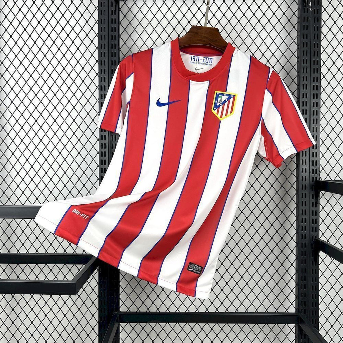 Atletico Madrid 2011/12 Home Retro Soccer Jersey