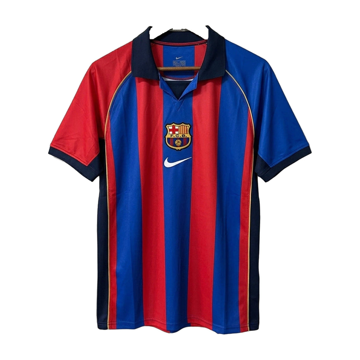 Barcelona 2001/02 Home Retro Soccer Jersey
