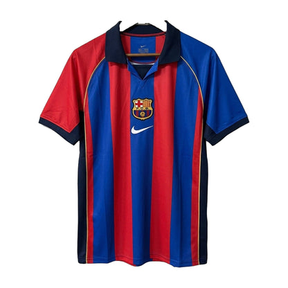 Barcelona 2001/02 Home Retro Soccer Jersey