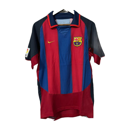 Barcelona 2003/04 Home Retro Soccer Jersey