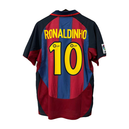 Barcelona 2003/04 Home Retro Soccer Jersey