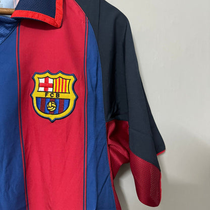 Barcelona 2003/04 Home Retro Soccer Jersey