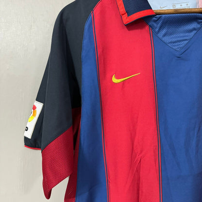 Barcelona 2003/04 Home Retro Soccer Jersey
