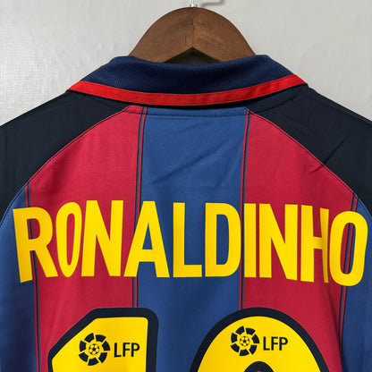 Barcelona 2003/04 Home Retro Soccer Jersey