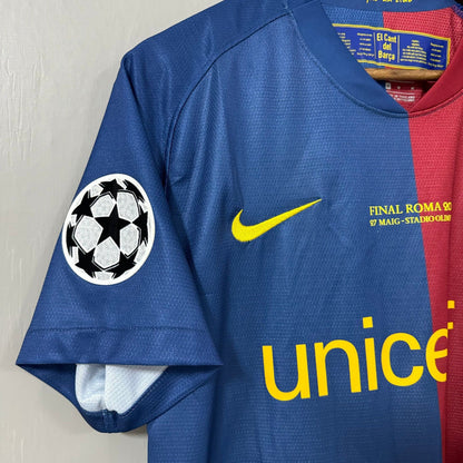 Barcelona 2008/09 Home (UCL Final) Retro Soccer Jersey
