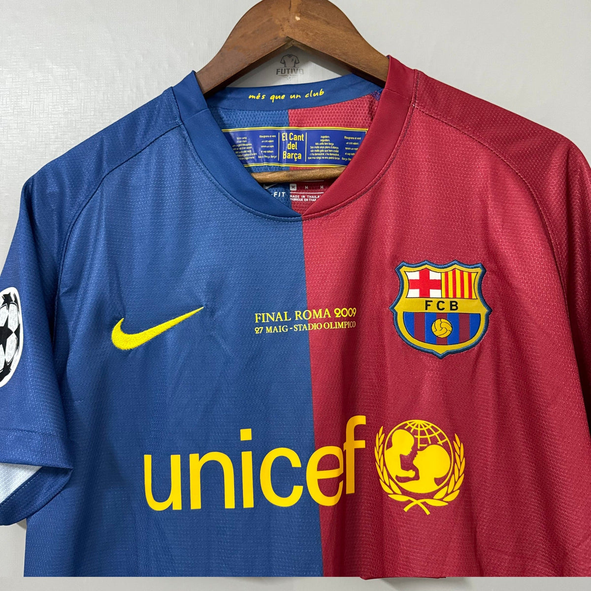 Barcelona 2008/09 Home (UCL Final) Retro Soccer Jersey