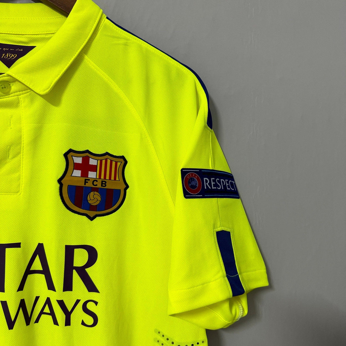 Barcelona 2014/15 Away (Third Kit) Retro Soccer Jersey