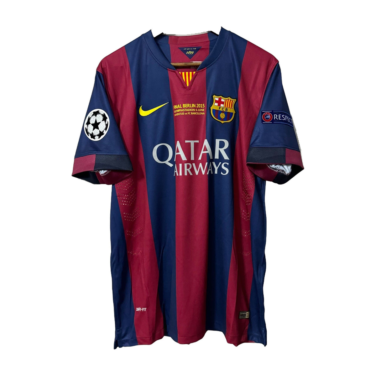 Barcelona 2014/15 Home (UCL Final) Retro Soccer Jersey