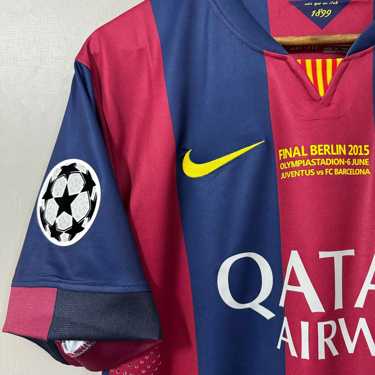 Barcelona 2014/15 Home (UCL Final) Retro Soccer Jersey