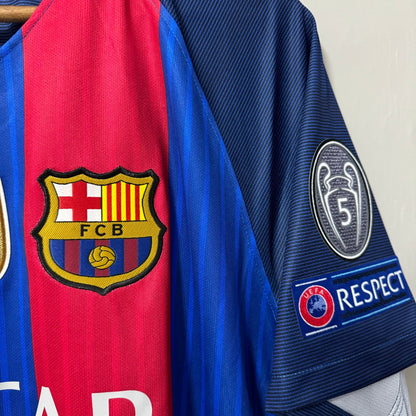Barcelona 2016/17 Home Retro Soccer Jersey