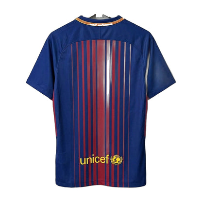 Barcelona 2017/18 Home Retro Soccer Jersey