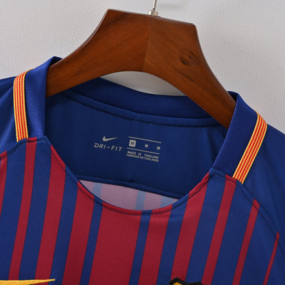 Barcelona 2017/18 Home Retro Soccer Jersey