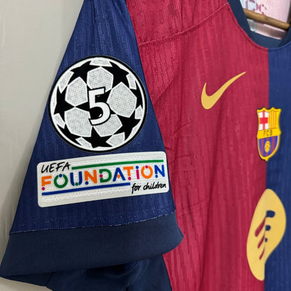 Barcelona 2024/25 Home Soccer Jersey – Player Edition