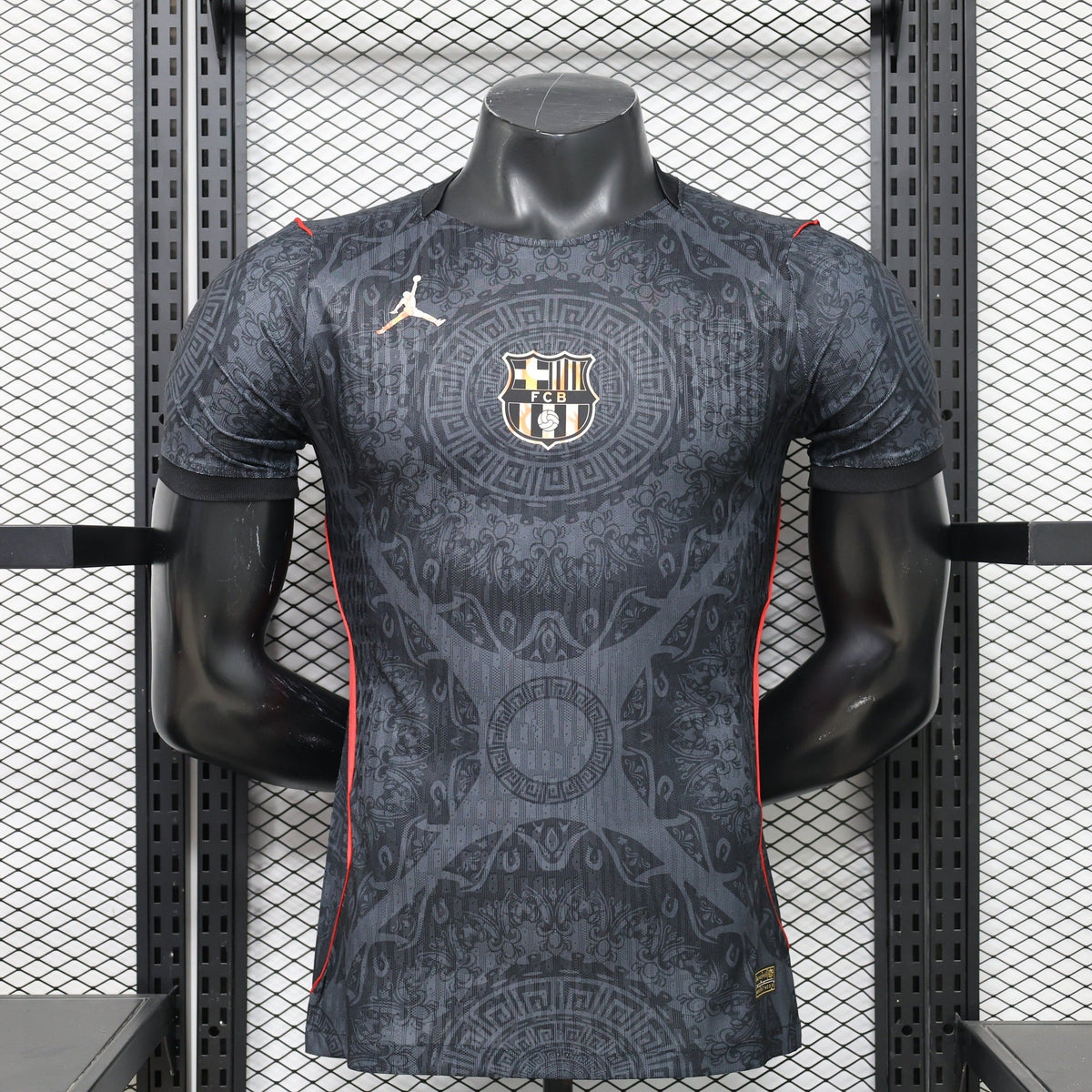 Barcelona 2025/26 Fan-Made Special Black Soccer Jersey – Player Edition