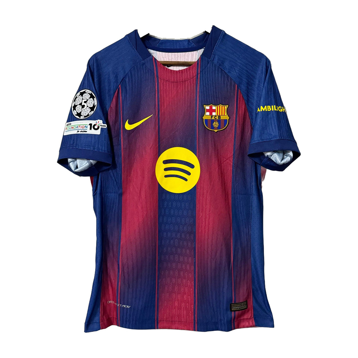 Barcelona 2025/26 Home Soccer Jersey – Player Edition