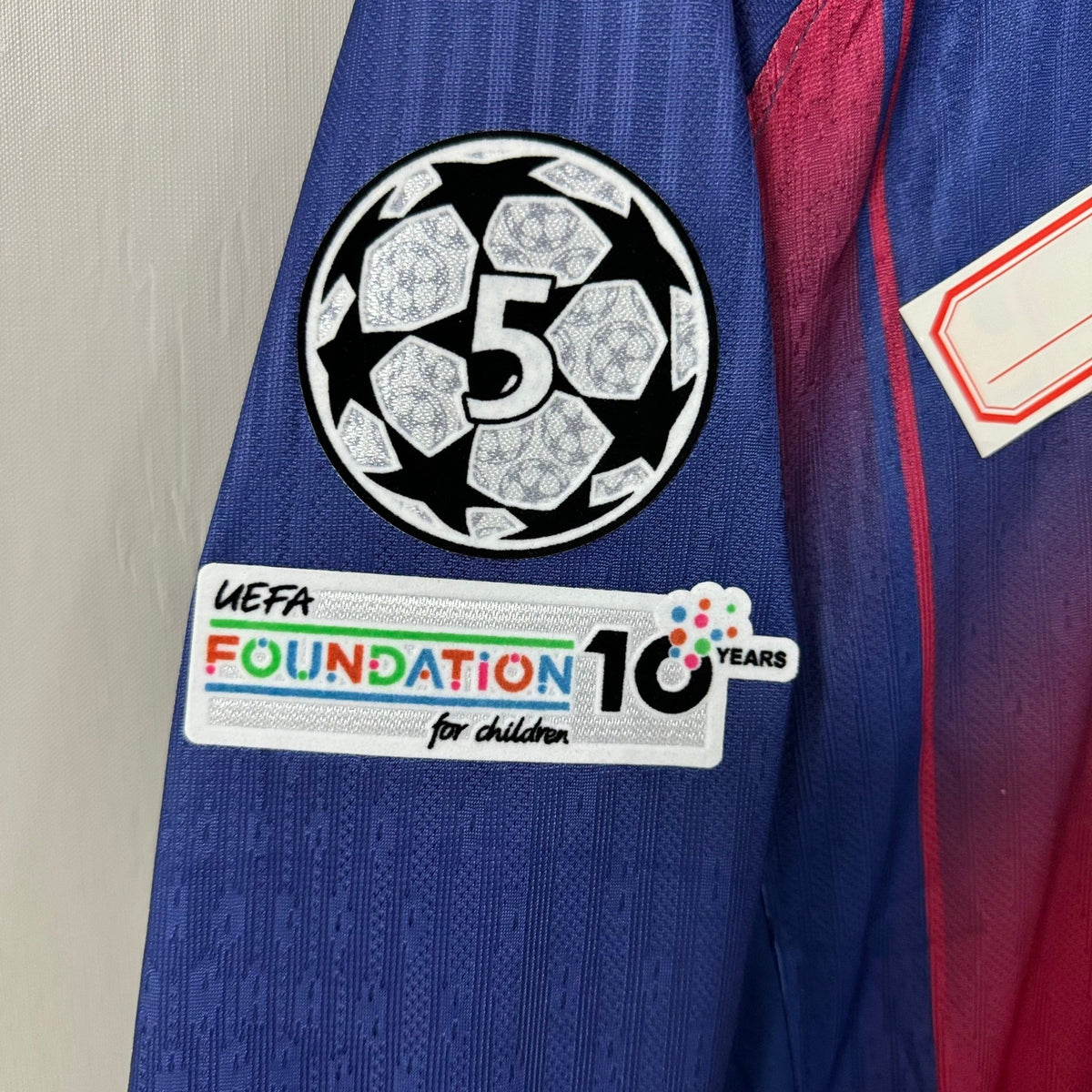 Barcelona 2025/26 Home Long-Sleeve Soccer Jersey – Player Edition