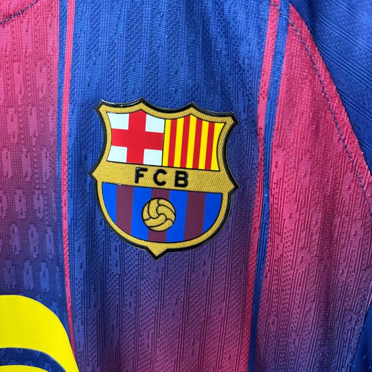Barcelona 2025/26 Home Long-Sleeve Soccer Jersey – Player Edition