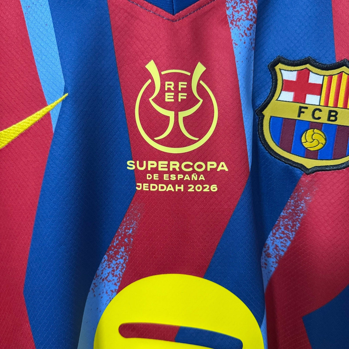 Barcelona 2025/26 Spanish Super Cup Champions Soccer Jersey