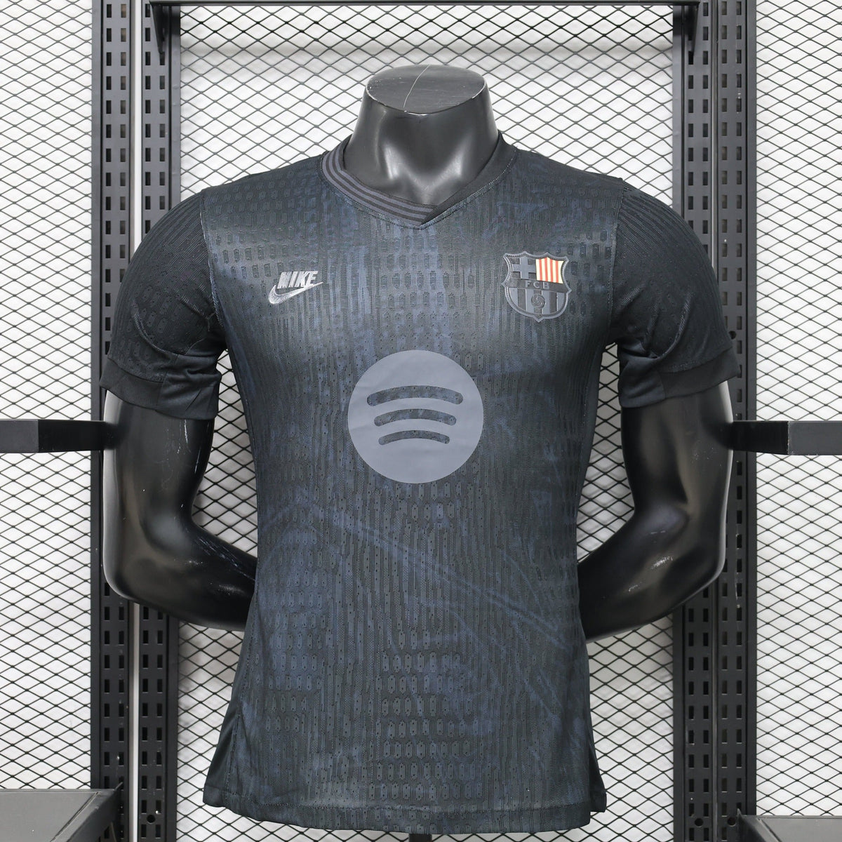 Barcelona 2026 Special Edition Shadow Black Soccer Jersey – Player Edition