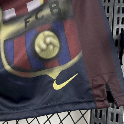 Barcelona x Travis Scott Skeleton Soccer Shorts