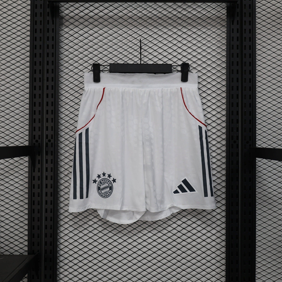 Bayern Munich 2025/26 Away White Soccer Shorts – Player Edition