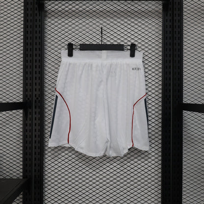 Bayern Munich 2025/26 Away White Soccer Shorts – Player Edition