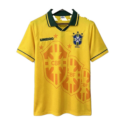 Brazil 1994 World Cup Home Retro Soccer Jersey