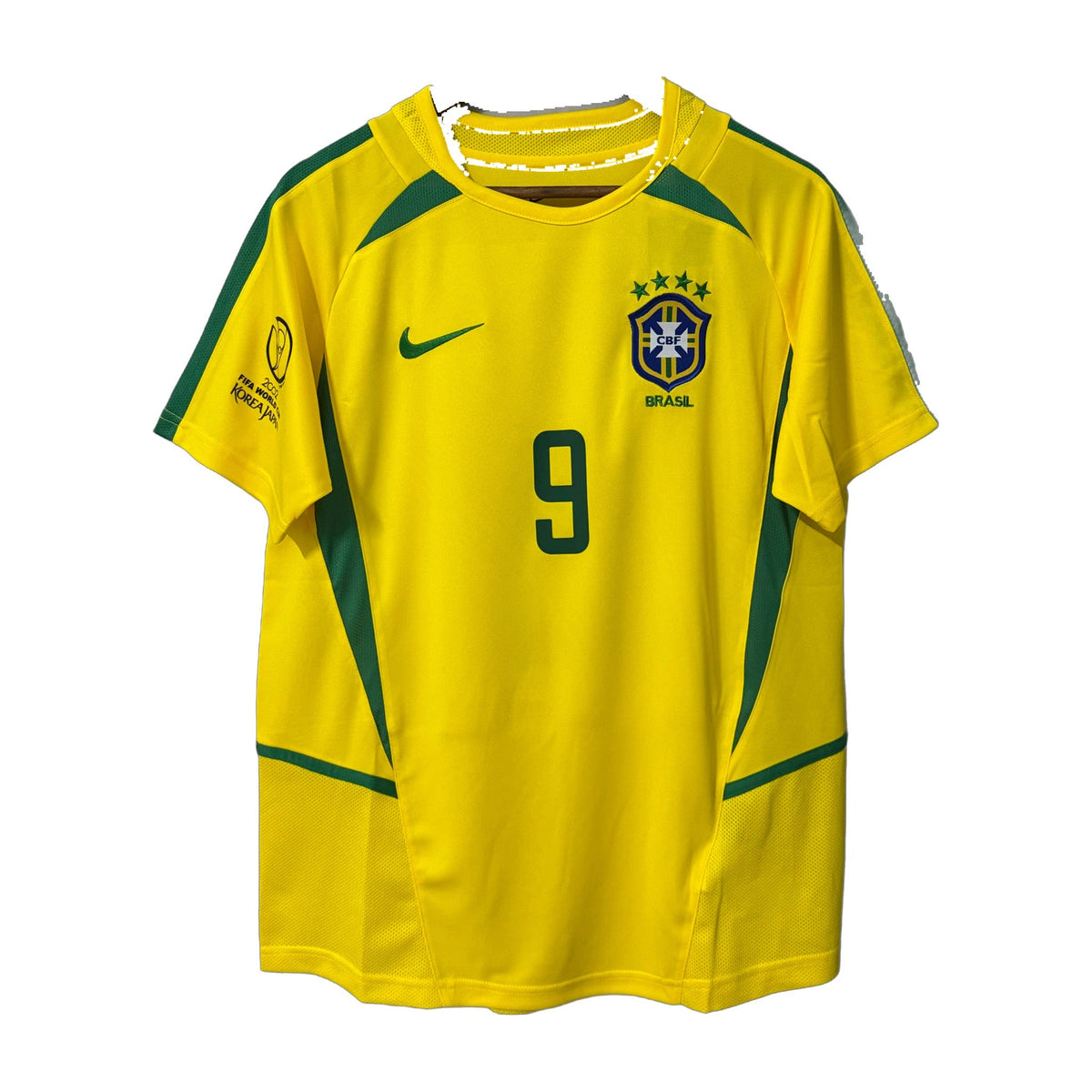Brazil 2002 World Cup Home Retro Soccer Jersey