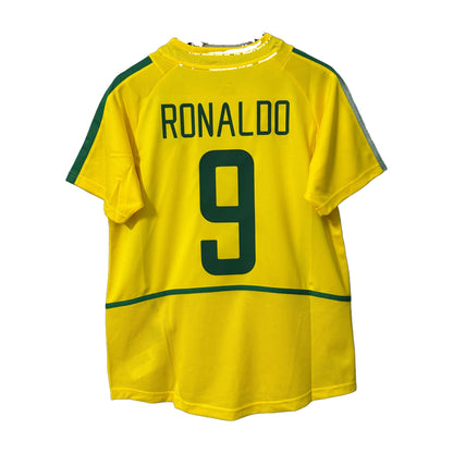 Brazil 2002 World Cup Home Retro Soccer Jersey