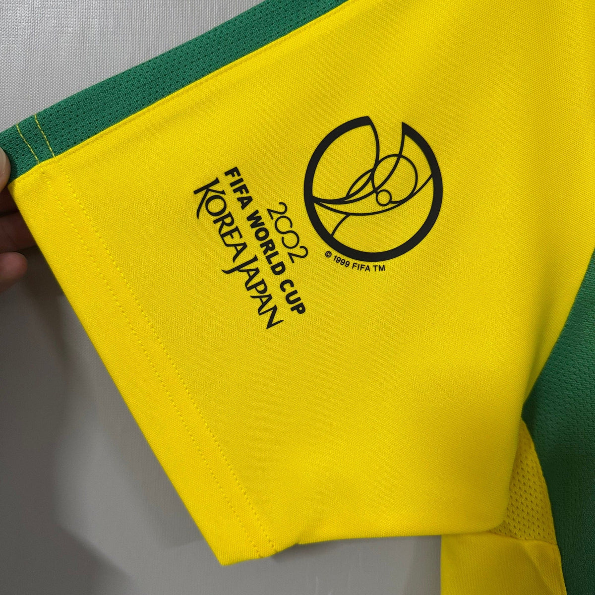 Brazil 2002 World Cup Home Retro Soccer Jersey