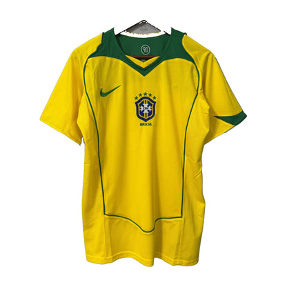 Brazil 2004 Home Retro Soccer Jersey
