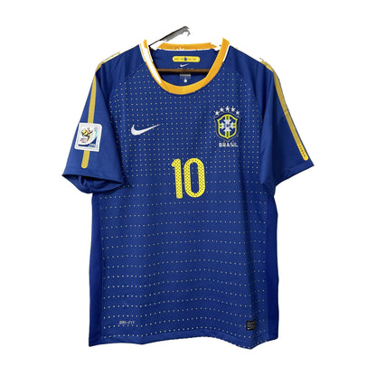 Brazil 2010 World Cup Away Retro Soccer Jersey