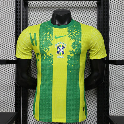 Brazil 2026 Special Edition Yellow/Green Soccer Jersey – Player Edition