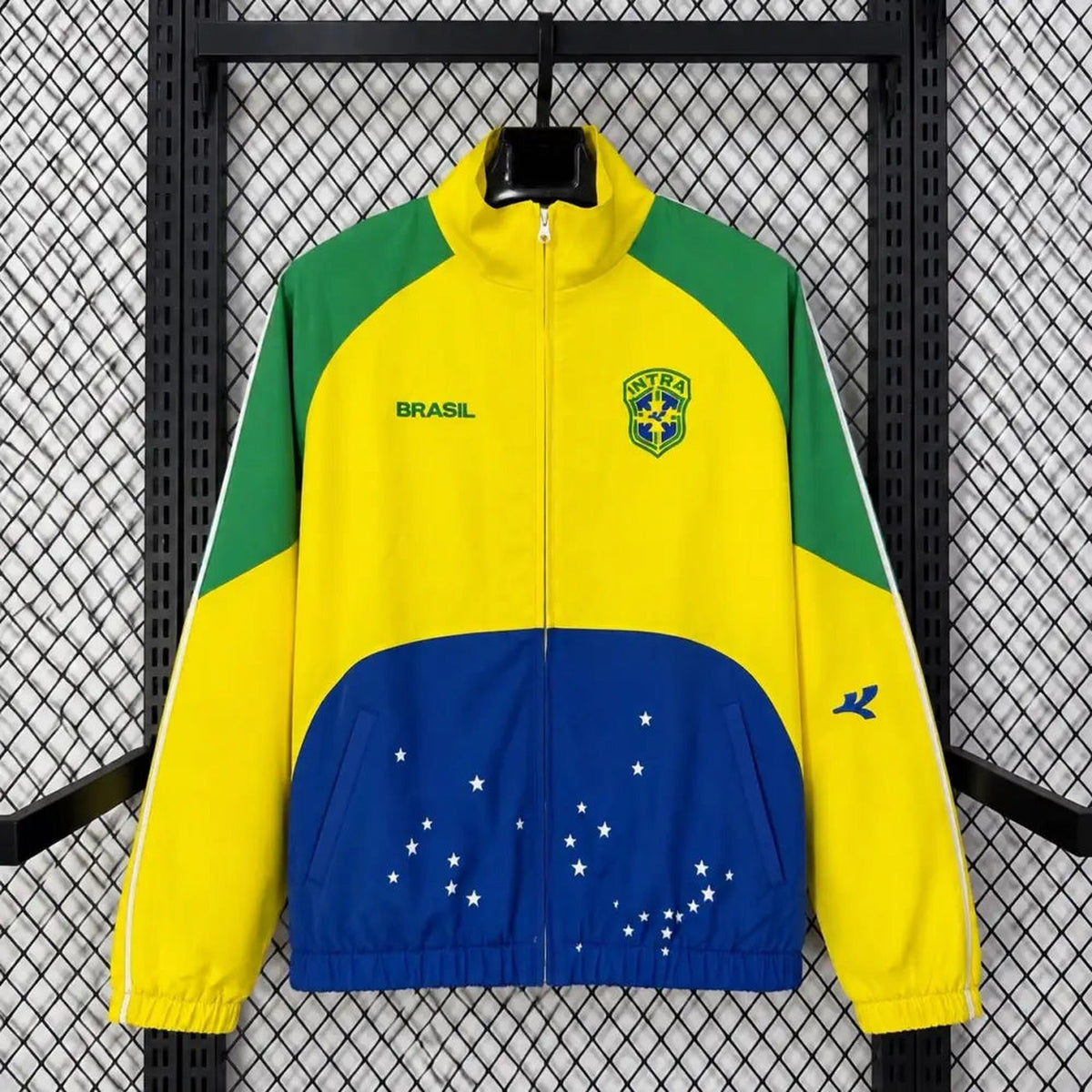 Brazil 2026 Windbreaker Jacket – Yellow & Green