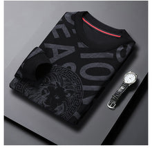 Load image into Gallery viewer, Men Fleece T-shirt Long Sleeves