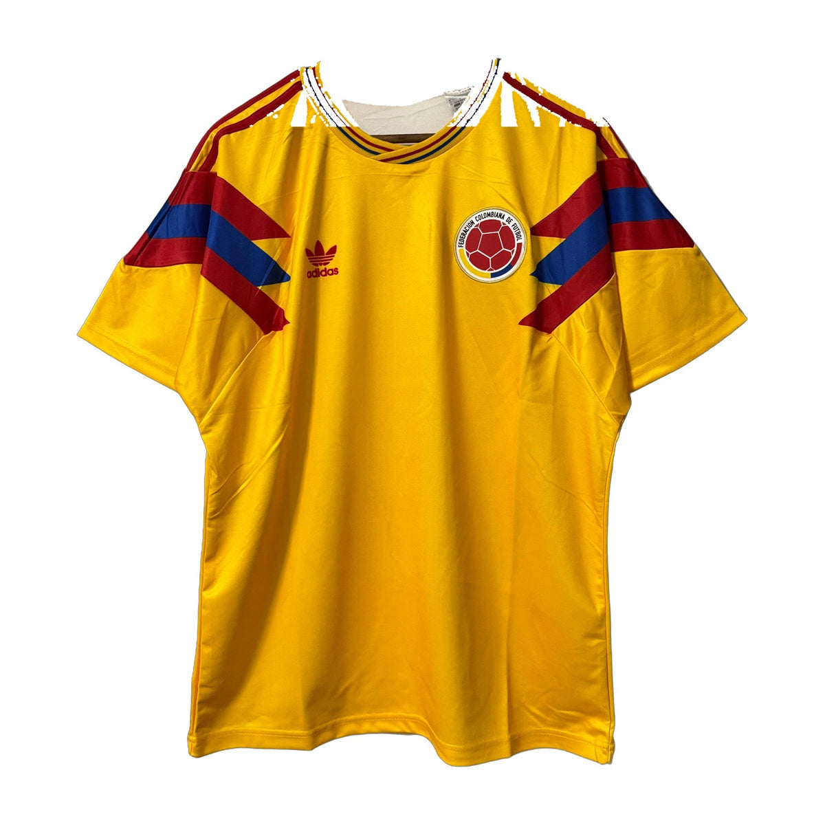 Colombia 1990 World Cup Home Retro Soccer Jersey – #10