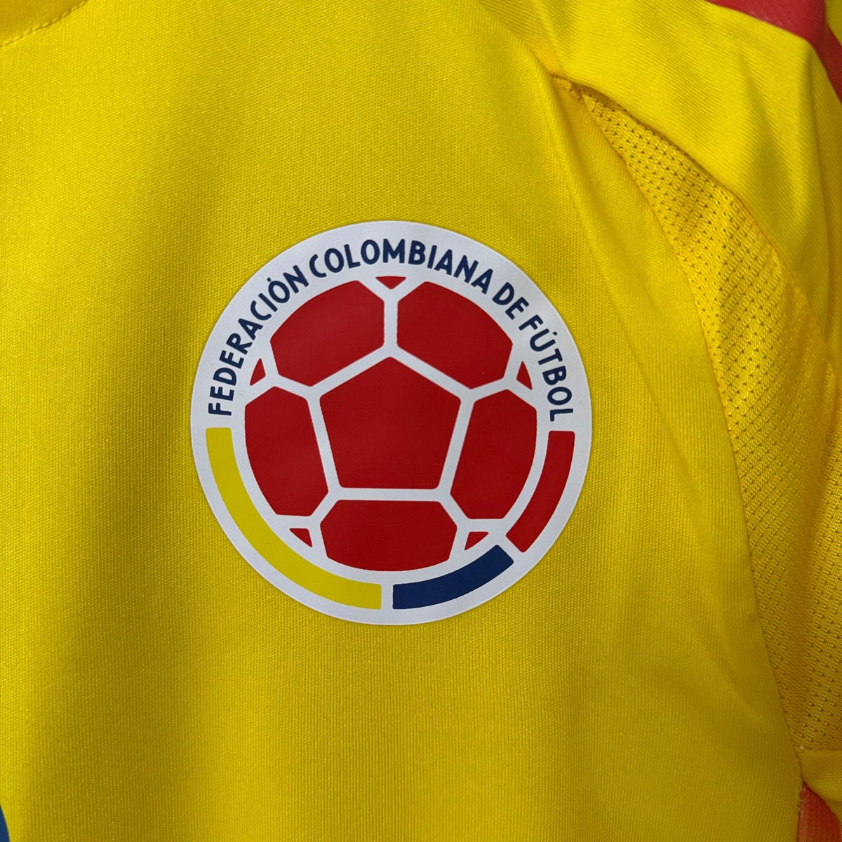 Colombia 2024/25 Home Soccer Jersey – Player Edition