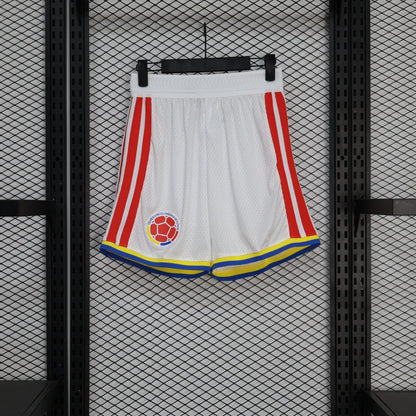 Colombia 2026/27 Home Soccer Shorts – Player Edition