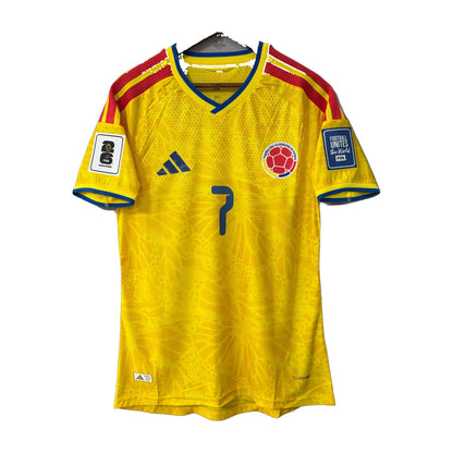 Colombia 2026 World Cup Home Soccer Jersey – Player Edition