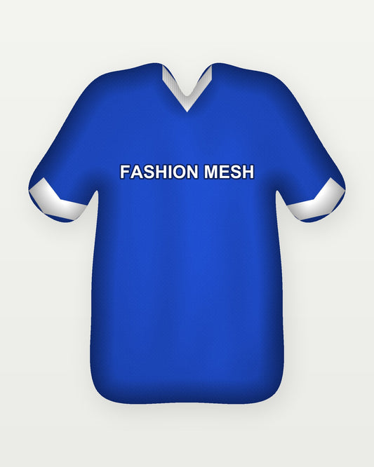 Royal Blue Football Shirt, front of the design